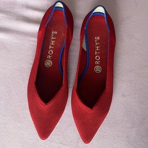 Rothy’s- The Point. Cherry Red, great condition.